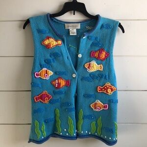 Vintage fish vest